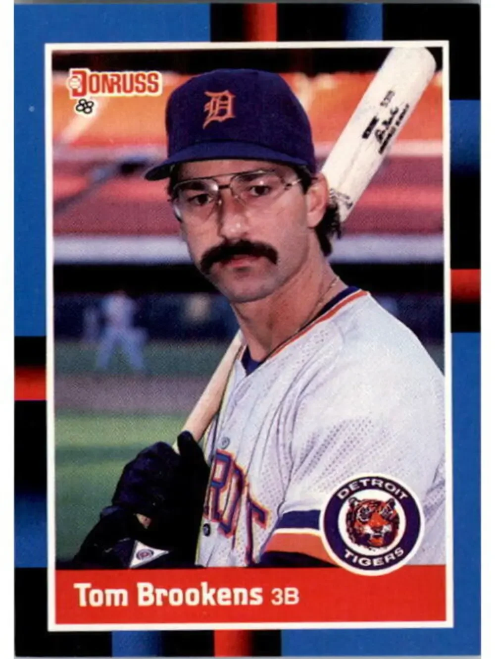 1988 Tom Brookens Donruss Baseball Card #107